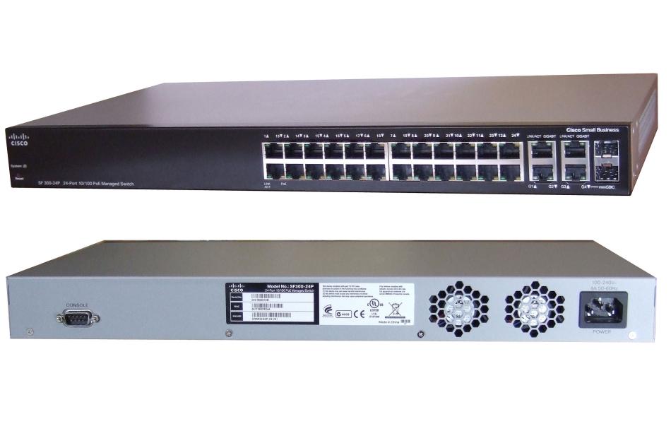 [Trả góp 0%]Cisco SF200-24 24-Port 10-100 Smart Switch