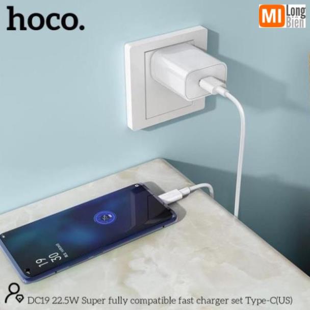 Bộ Sạc Nhanh Hoco DC19 Micro//Type-C (22,5W-5A)- Hỗ trợ sạc siêu nhanh