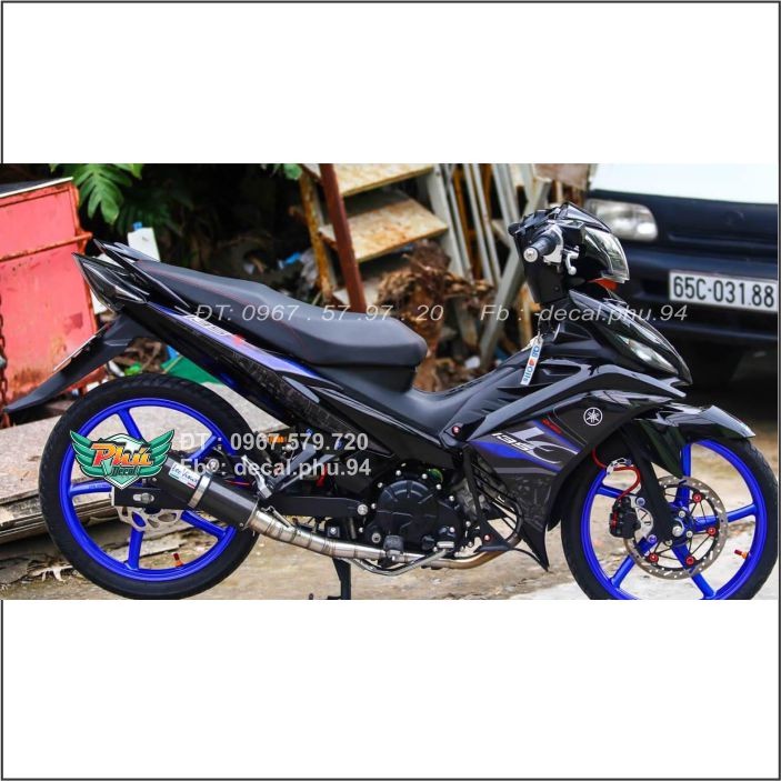 Tem rời Exciter 135 lc đen xám xanh (x)|mẫu mã đa dạng|chi tiết sắc nét|nhận làm Tem rời theo yêu cầu, cam kết hàng đúng mô tả, chất lượng đảm bảo an toàn đến sức khỏe người sử dụng