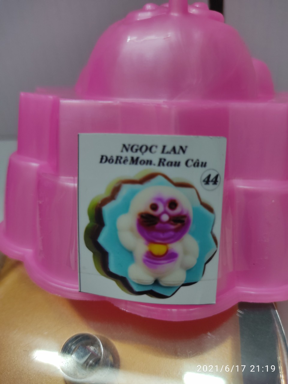 Khuôn rau câu - Cơm Xôi -  trung thu NL - DOREMON - Ms44