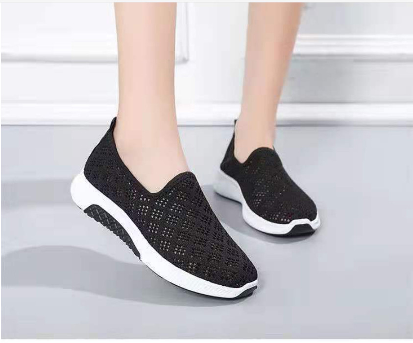 Giày Lưới Nữ Đế Bằng Thoáng Khí Siêu Êm Chân QA830
