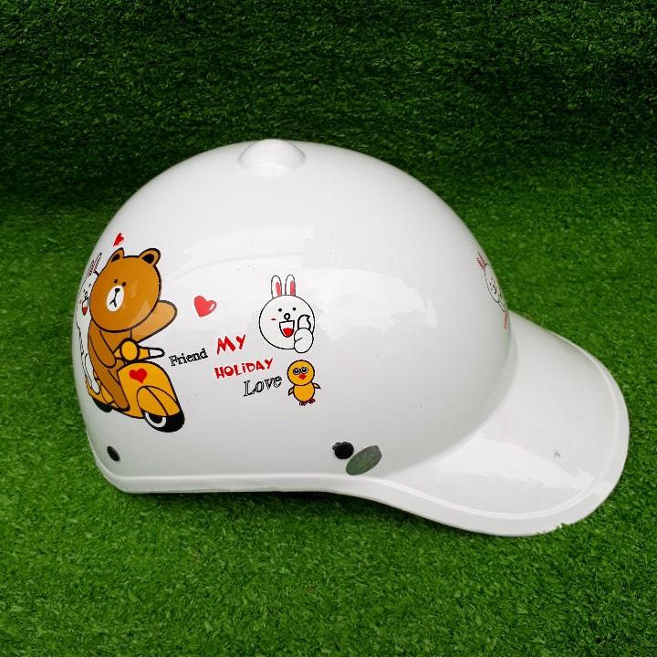 [HCM]NÓN BẢO HIỂM THỜI TRANG NỮ