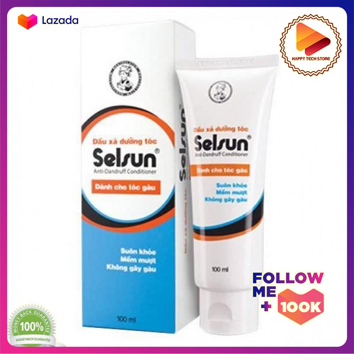 DẦU XẢ DƯỠNG TÓC TRỊ GÀU SELSUN 100ML