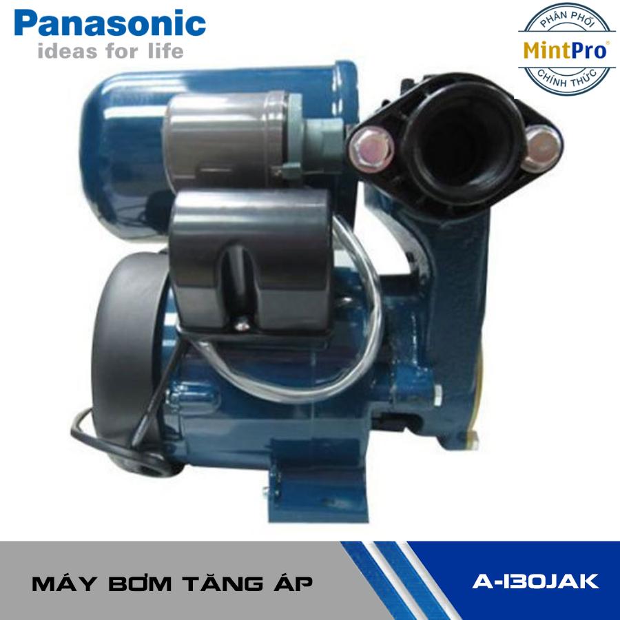 Máy bơm nước tăng áp Panasonic A-130JAK, Công suất 125W, Đẩy cao 10m, Hút sâu 9m