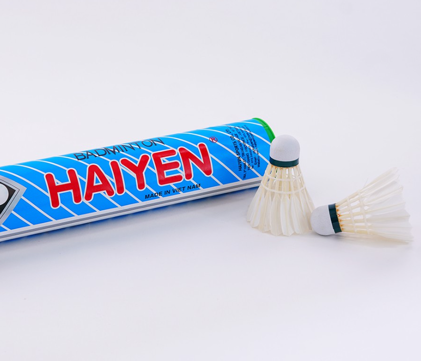 Cầu Lông Hải Yến Xanh sọc (12 quả)