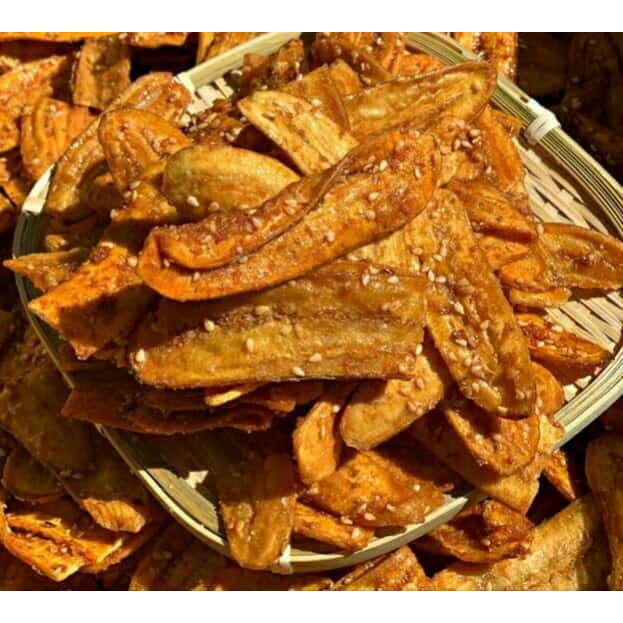 Chuối sấy mè gừng - cực ngon 250g