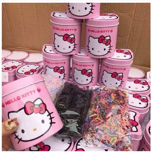 Hộp Chun Buộc Tóc Kitty cho bé