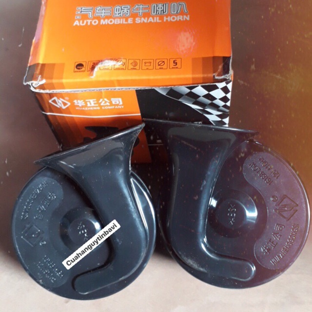 Còi sên hú chấng 12v 24v (lắp ô tô xe máy tàu bè)