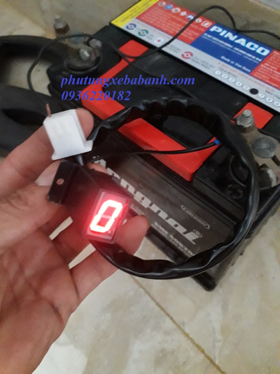 Đồng hồ báo số xe ba gác