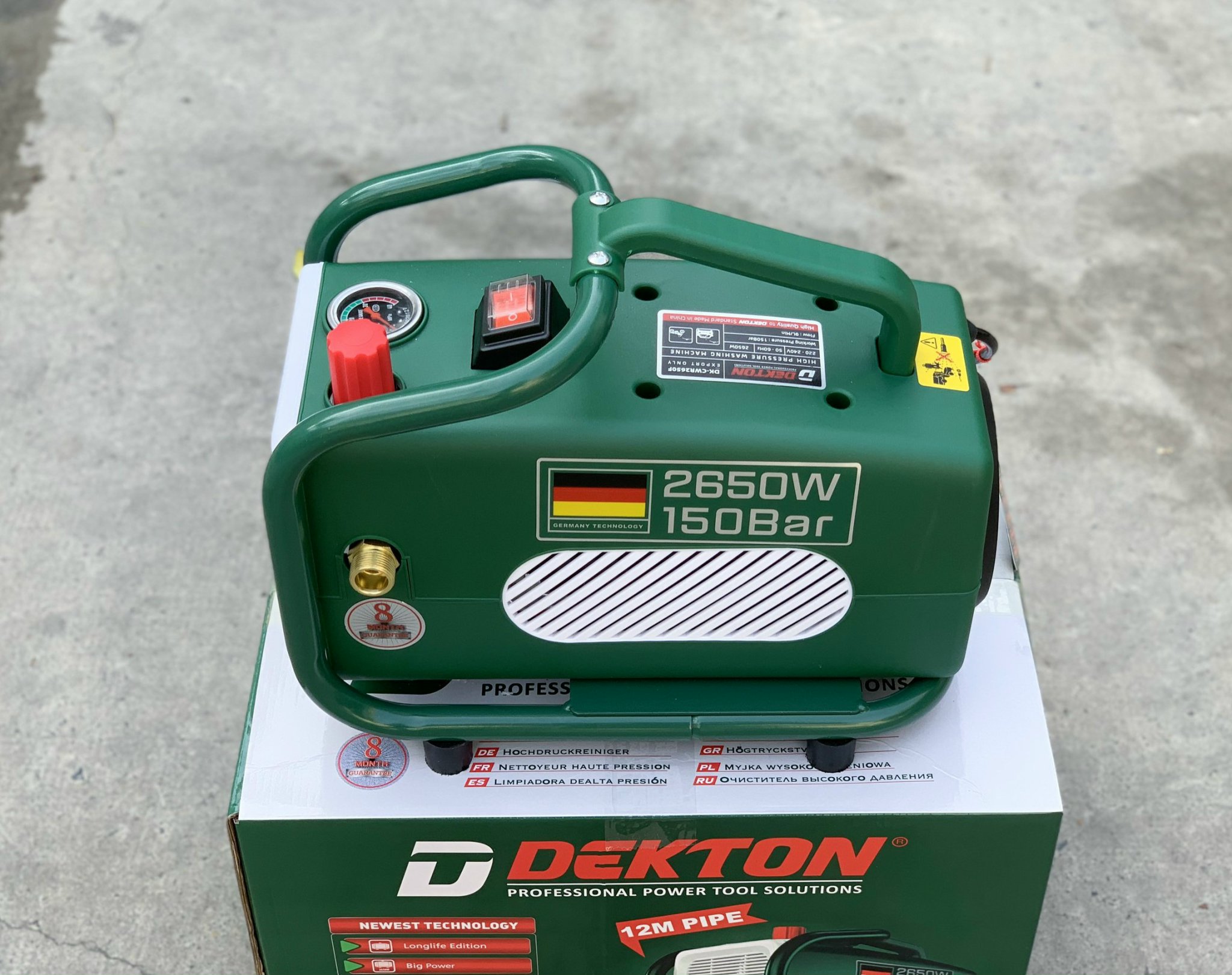 DK-CWR2650F Máy Xịt Rửa Xe Dekton - 2650W