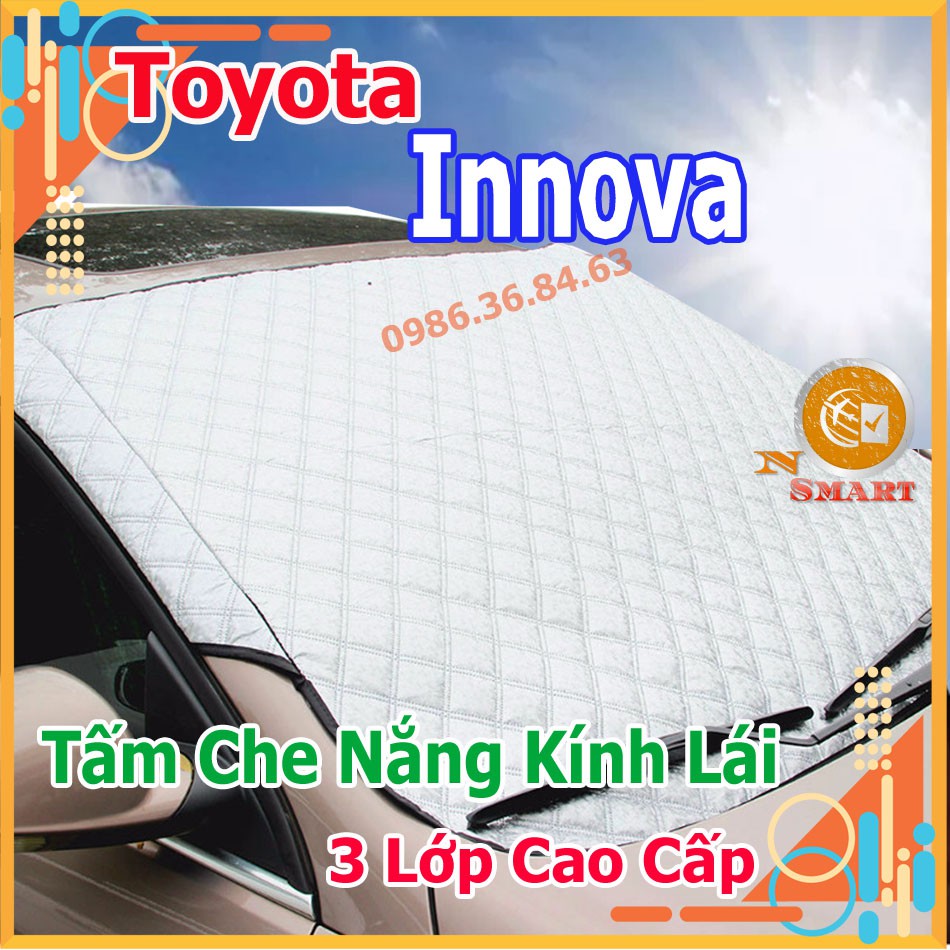 Tấm chắn nắng 3 Lớp Loại 1 Toyota Innova Cao Cấp Chắn Nắng Cản Nhiệt - Na No Smart Uy Tín Chất Lượng