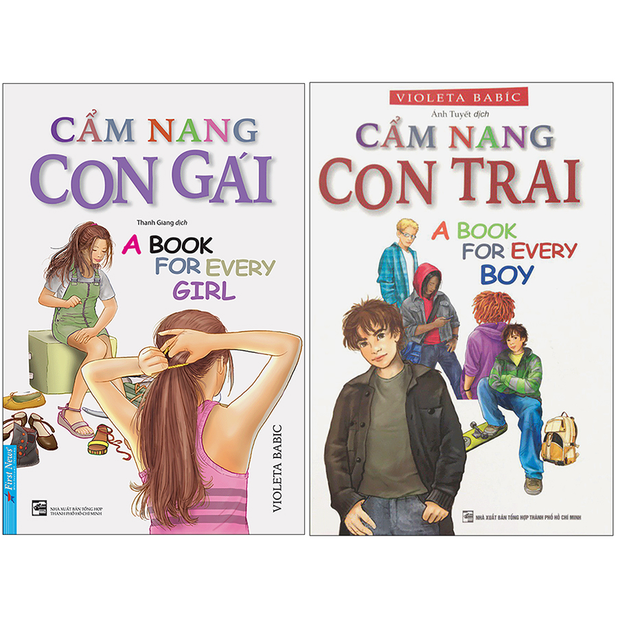 Sách - combo 2 cuốn cẩm nang con trai + cẩm nang con gái