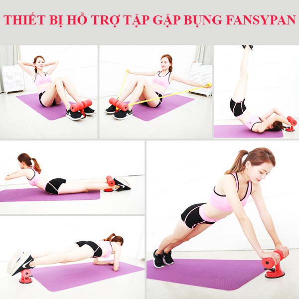 Dụng Cụ Tập Cơ Bụng Có Đế Hút Chân Không