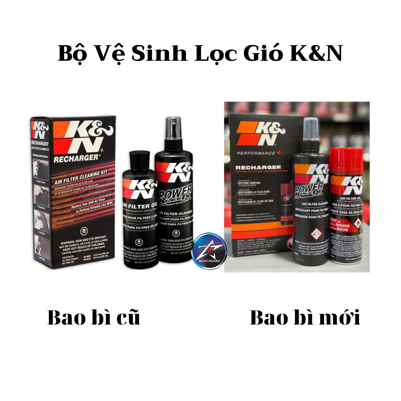 [HCM]BỘ SẢN PHẨM VỆ SINH LỌC GIÓ K&N MỸ