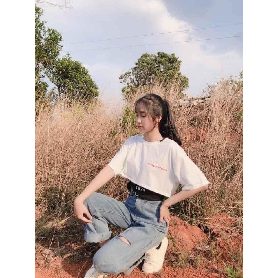 Áo Croptop kèm áo bra (kèm video)