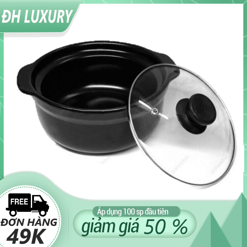 Nồi đất dày dặn đỉnh 6 - nồi 0,5l - nồi 1l - nồi 1,5l - nồi 2l