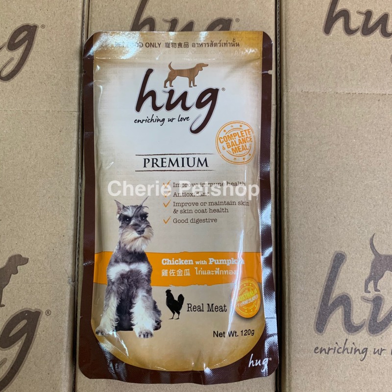 PATE HUG - SỐT TRỘN CƠM CHO CHÓ 120G