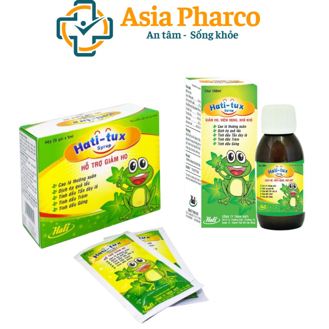 Hati-Tux Syrup Giảm Ho, Bổ Phế