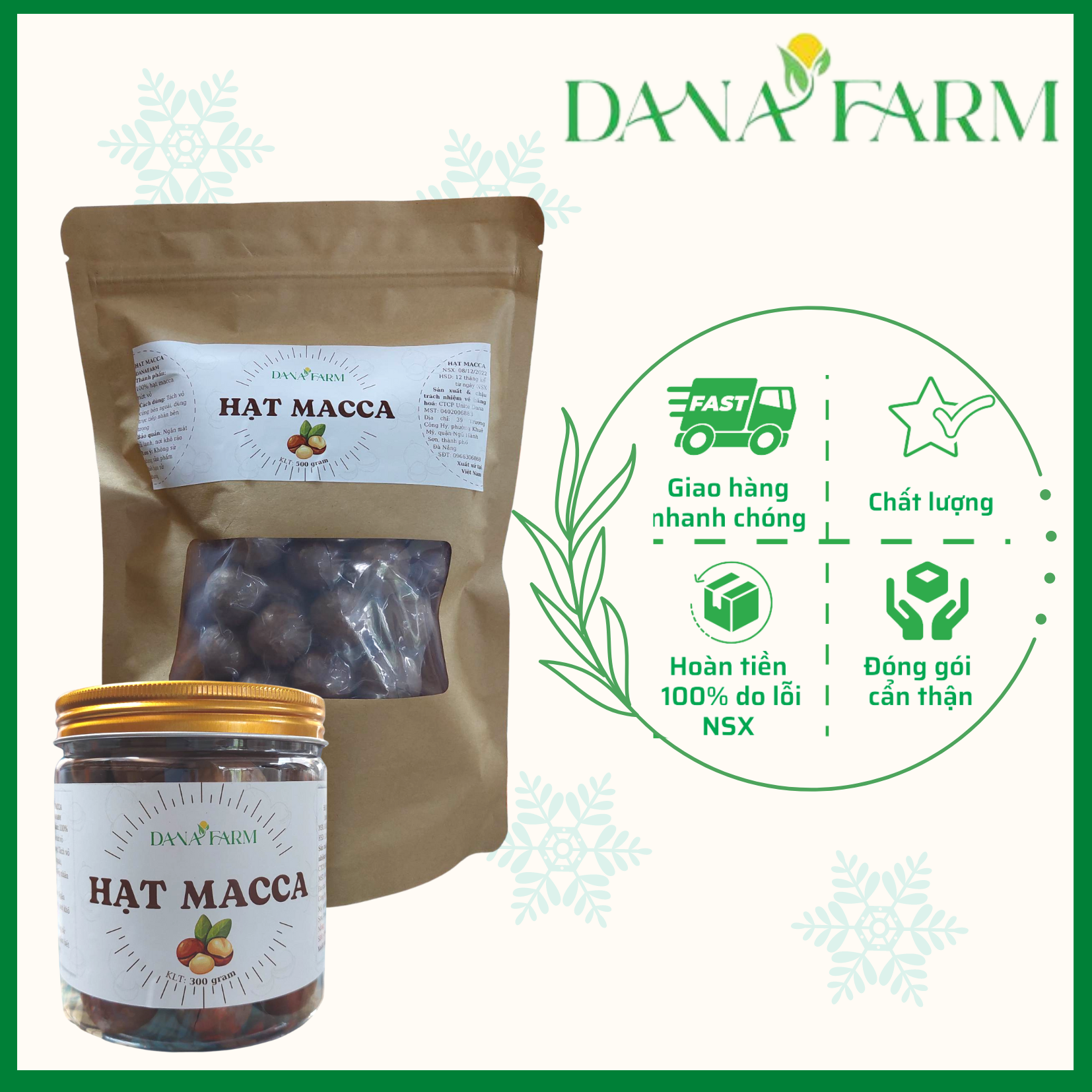 Hạt Macca cao cấp - Hạt Macca sấy nứt vỏ Kon Tum