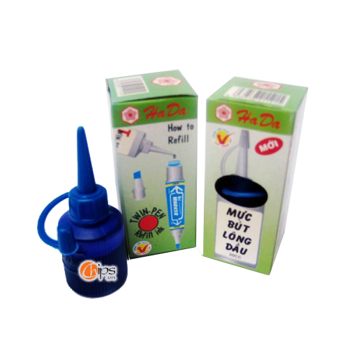 Mực lông dầu xanh HADA (1 chai)