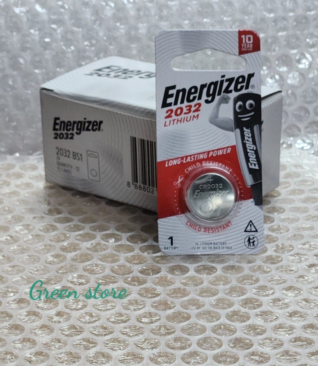 Hộp 12 vỉ pin CR2032 / CR 2032 Lithium 3V Energizer chính hãng dùng cho smartkey xe máy, ô tô