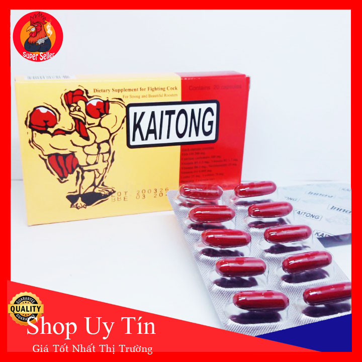 Kaitong-Thái lan [hộp 2 vỉ 20 viên]-Kích Lực 7-10 Ngày Cuối Đá