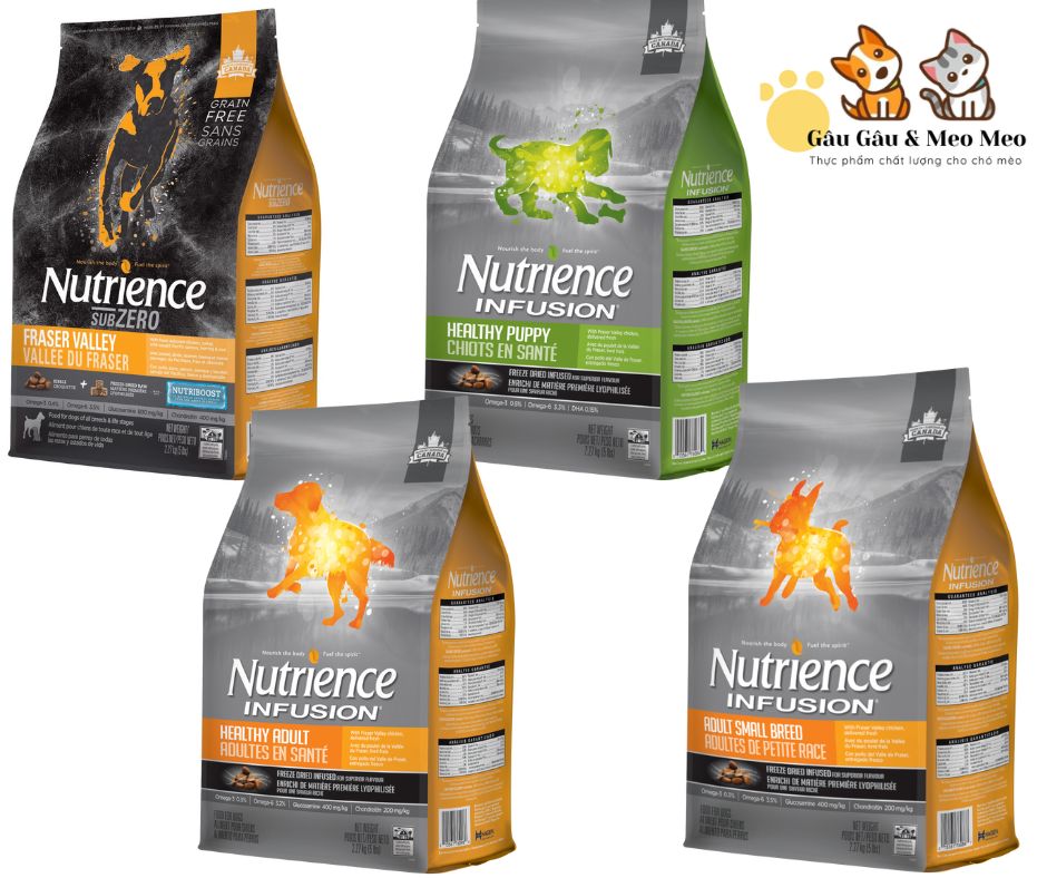 Nutrience Thức ăn chó Bao 500g