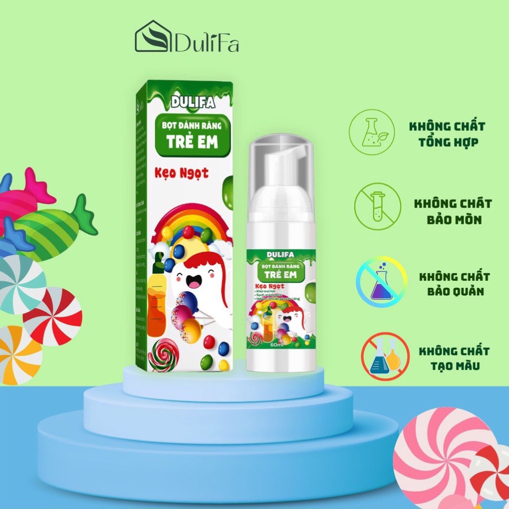 [Chính hãng] Kem đánh răng tạo bọt Dulifa made in Viet Nam