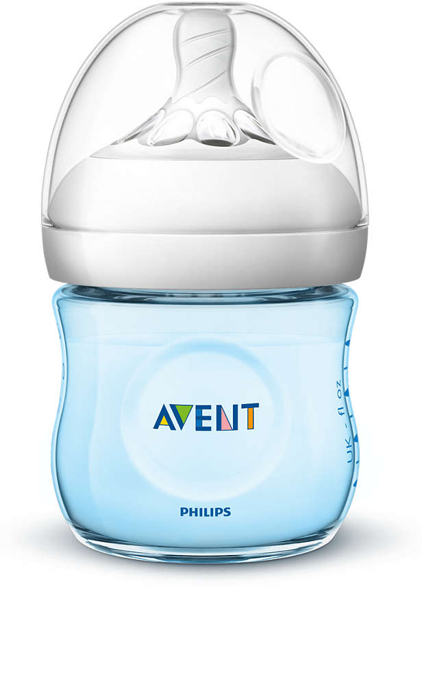 Bình sữa Philips Avent Natural 125ml xanh chọn núm