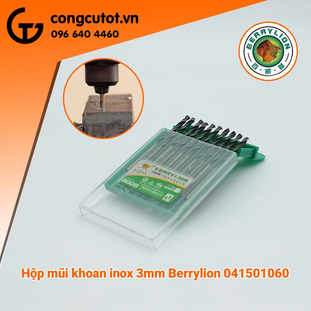 Mũi khoan inox Berrylion