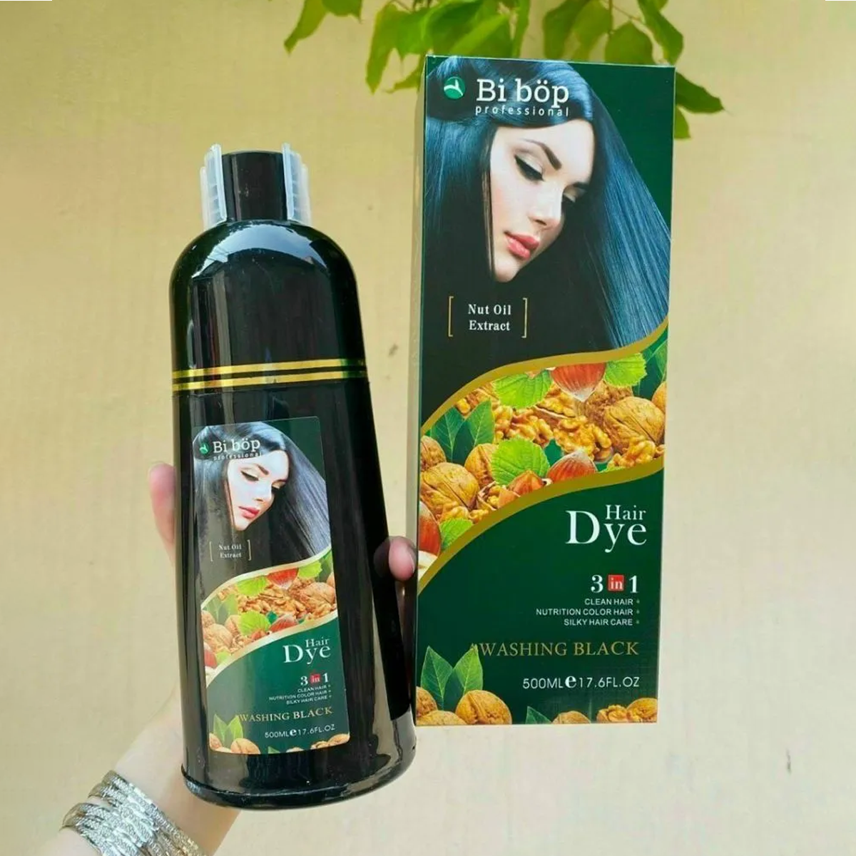 Dầu gội phủ bạc Bi Bop 500ML