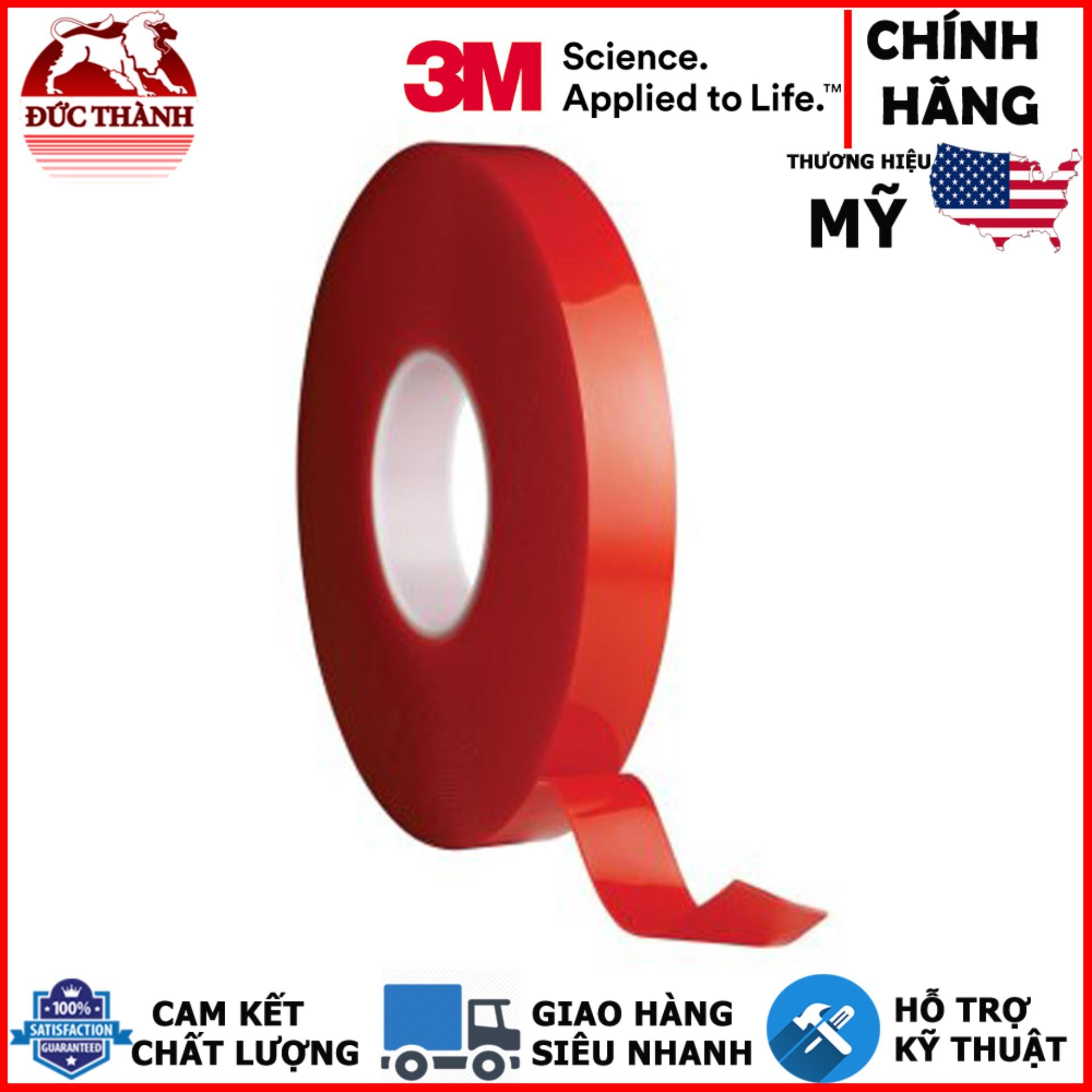 Băng keo 2 mặt 3M VHB 4905 10mmx33m (Đỏ)