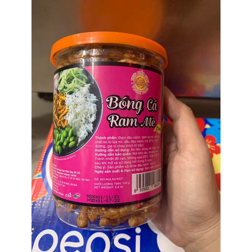 Bóng Cá Ram Mè Chay - Hộp 150g
