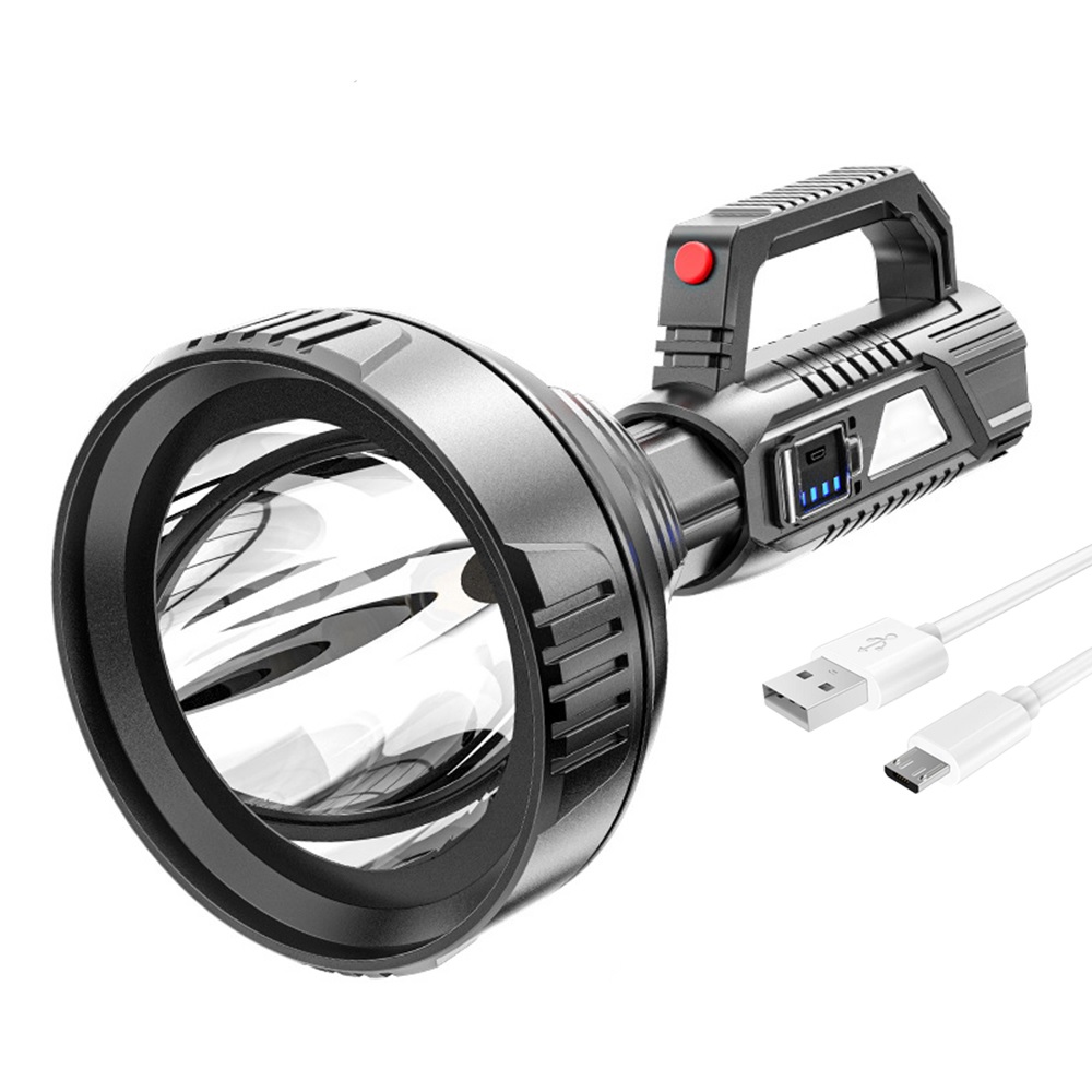Đèn pin cầm tay siêu sáng SL06 cáp sạc micro USB có thể sạc lại 3 chế độ, đèn pin siêu sáng pin trâu, chống thấm nước - Đèn pin siêu sáng cầm tay cáp sạc micro USB chiếu xa 500m - Đèn pha led cầm tay ngoài trời chống thấm nước