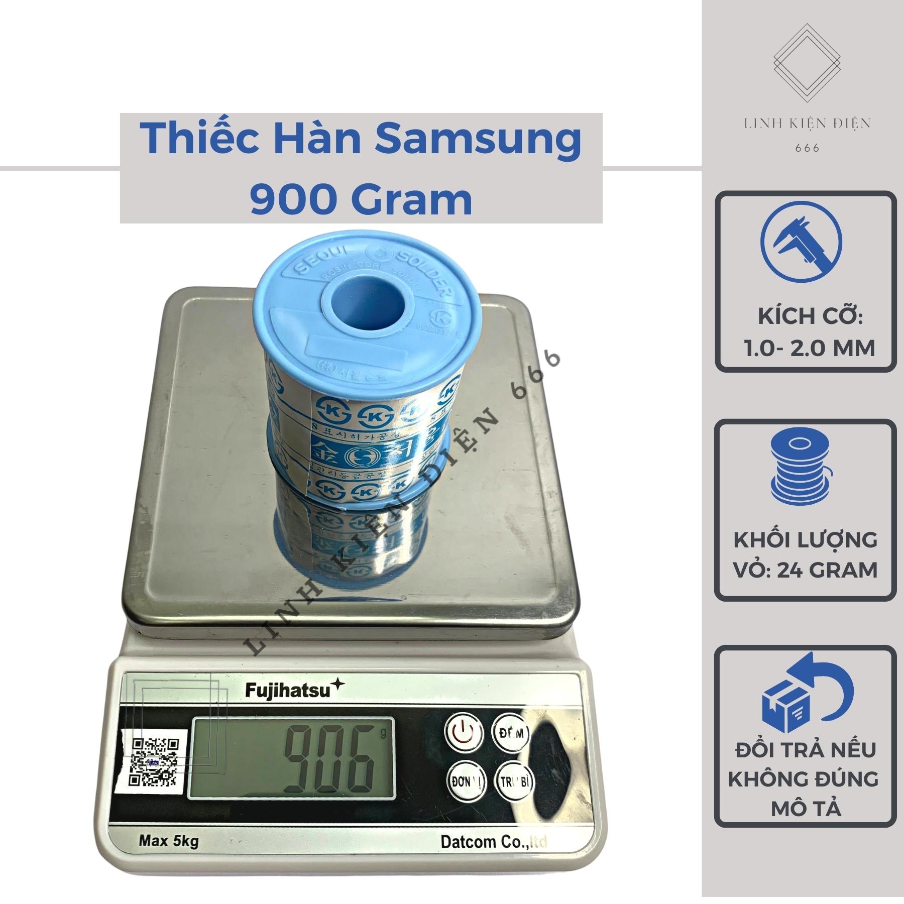 Thiếc Hàn Nhựa Thông Chì Hàn Thiết Hàn SamSung [900 Gram]