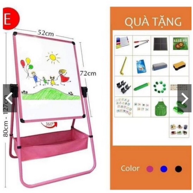 Bàn học kiêm bảng vẽ cho bé
