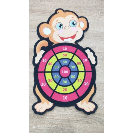 Đồ Chơi Bảng Phi Tiêu Ném Bóng Dính Cho Bé