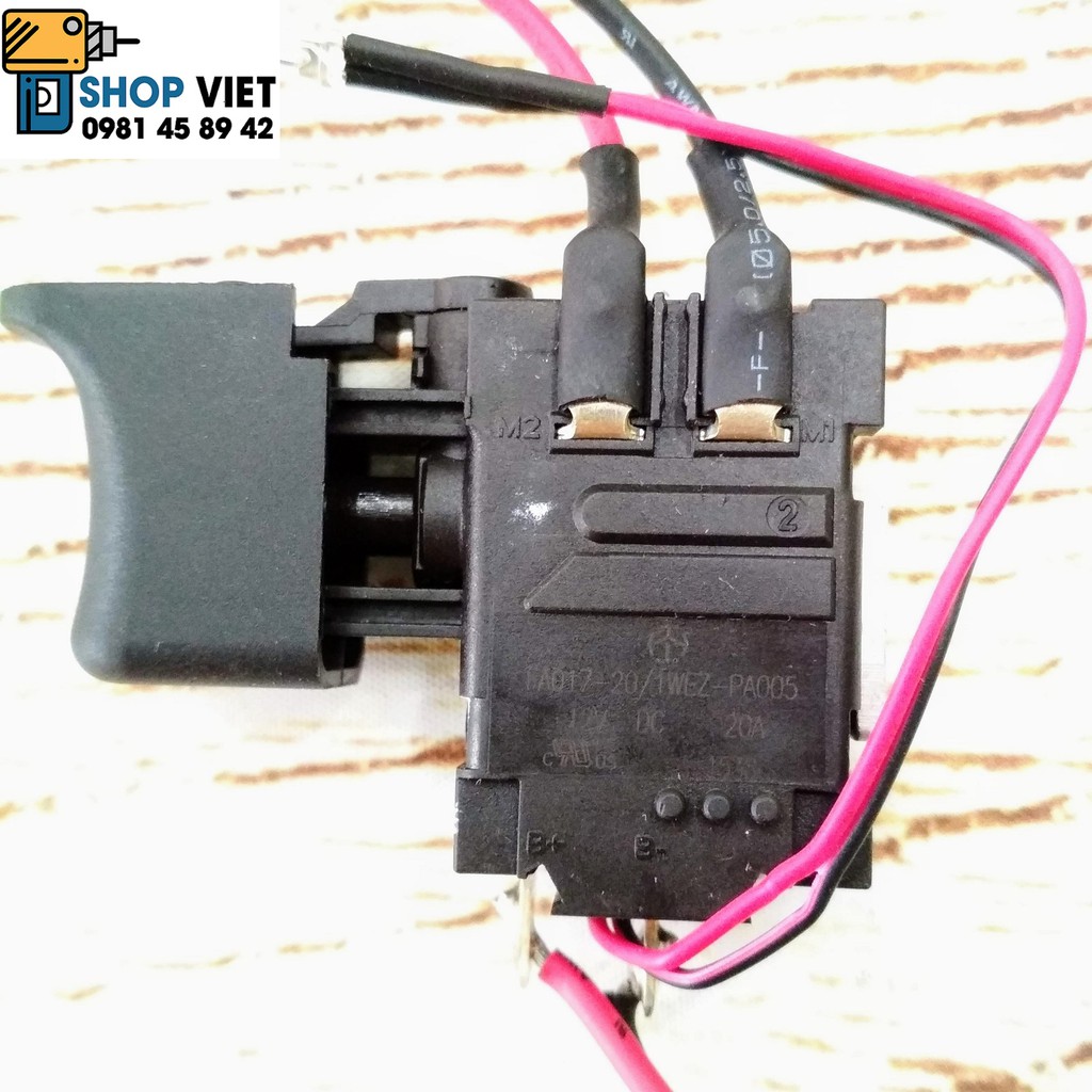 SV Công tắc điều tốc đảo chiều cho máy khoan 12V-20A