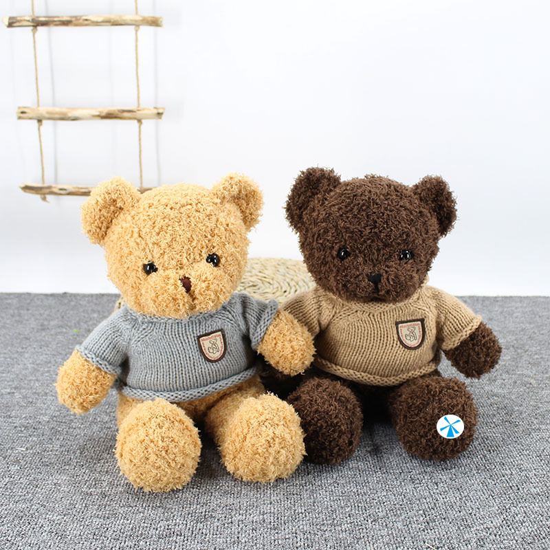 Gấu bông teddy lông xù size nhỏ