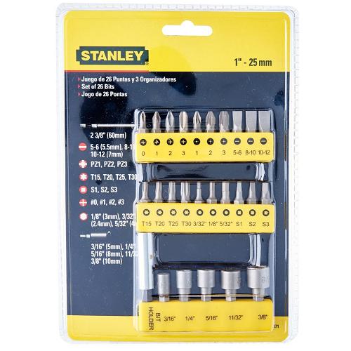 29 chi tiết Bộ đầu vít Stanley 68-071-23