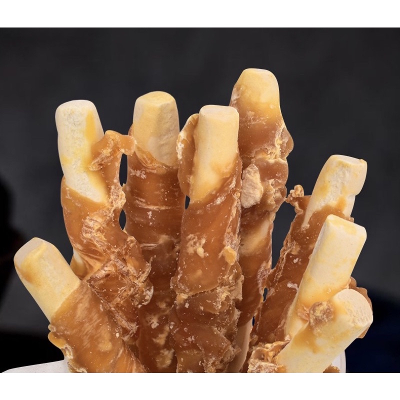 [ 100Gr ] Xương Cuốn Thịt Gà Cho Cún 🍖 ( Cho Cún Size Vừa Và Lớn )