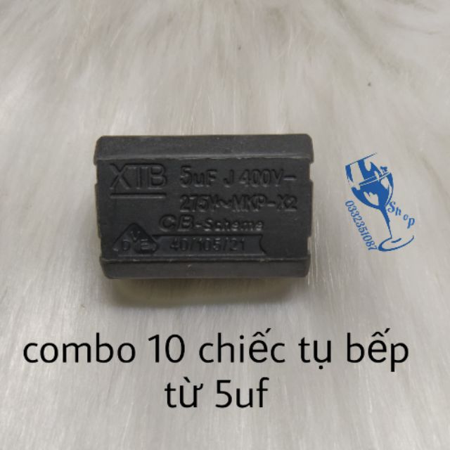 Combo 10 chiếc tụ bếp từ 5uf 400v