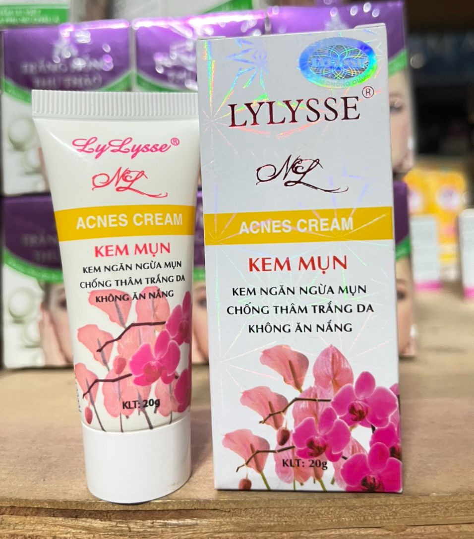 Kem ngăn ngừa mụn chống thâm trắng da LyLysse 20g