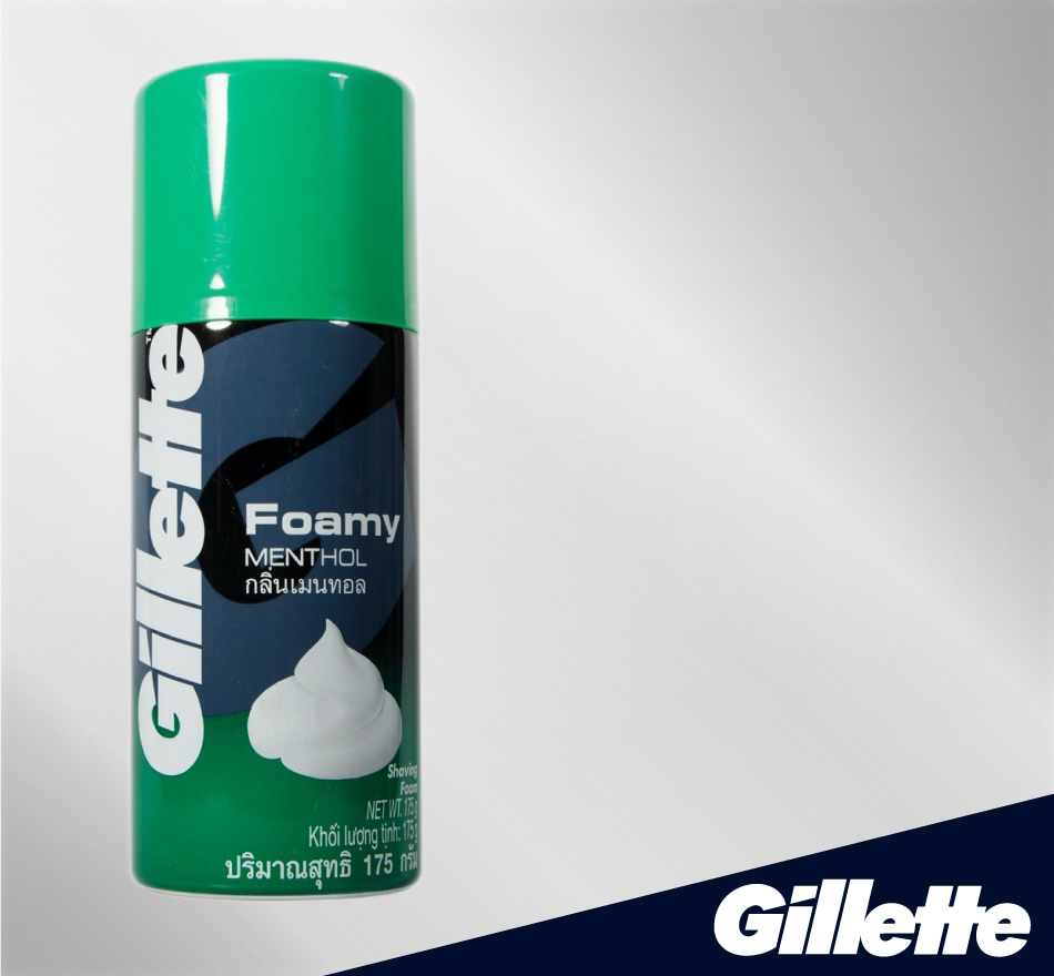 Bọt Cạo Râu Gillette Hương Bạc Hà 175g