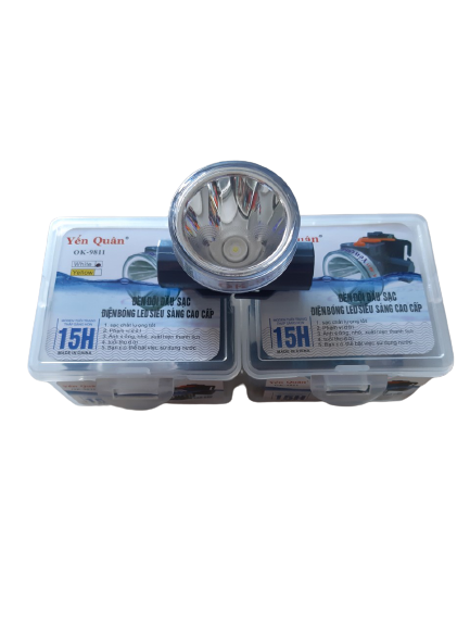 Đèn pin đội đầu yến quân 9811, siêu sáng ( ánh sáng trắng)