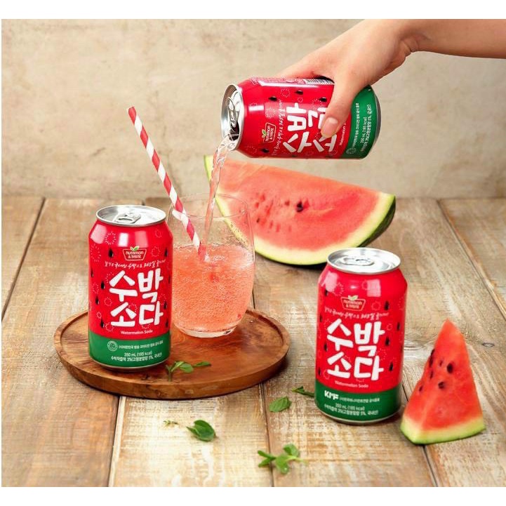 Nước soda Hàn Quốc 5 vị trái cây (350ml)