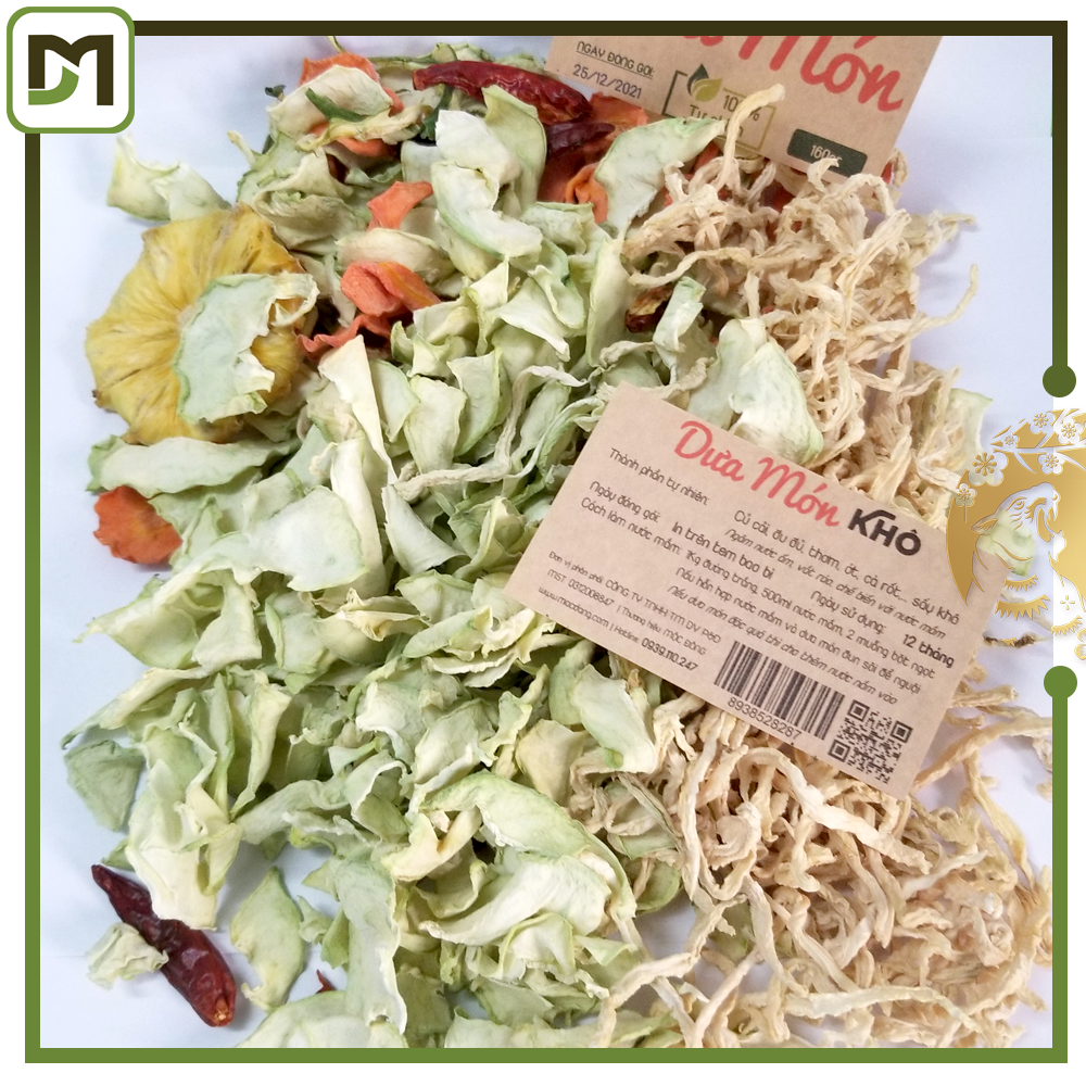 Set làm dưa món khô ngày tết đầy đủ topping Mộc Đông
