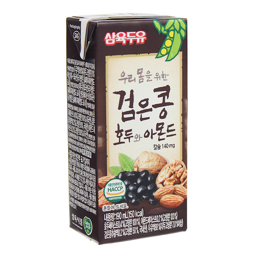 [Date:04.2022] Thùng Sữa Hạt sữa óc chó hạnh nhân đậu đen 190ml (thùng 24 hộp)