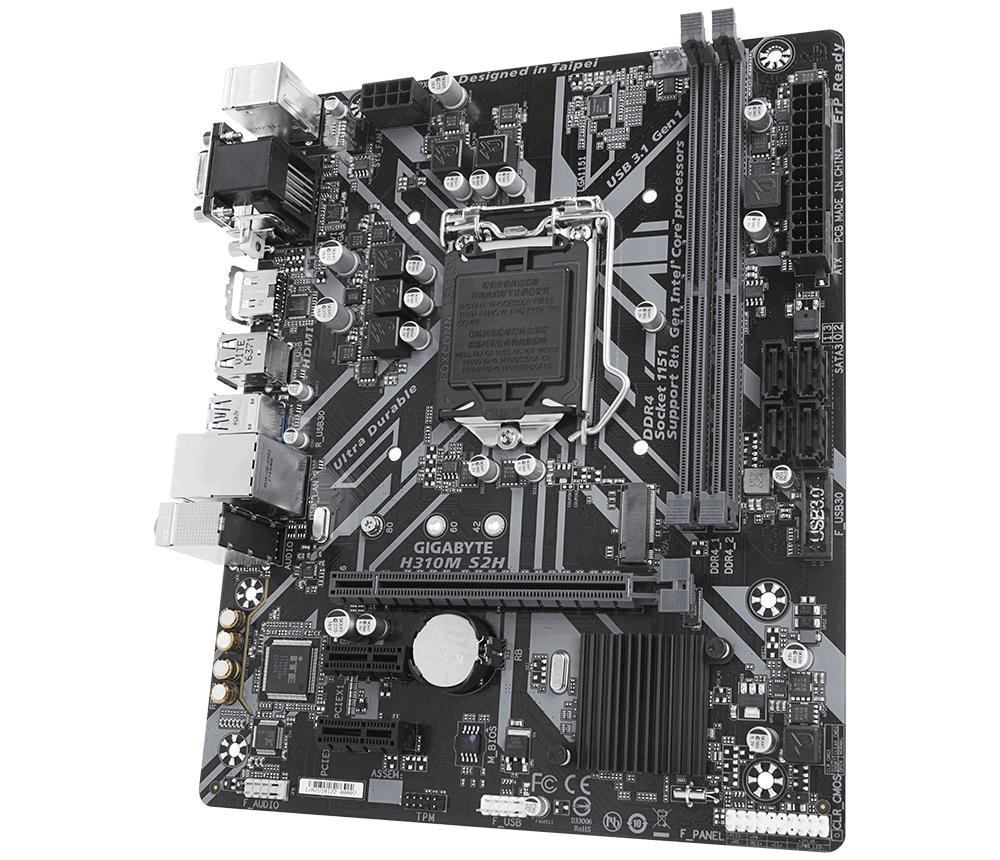 MAINBOARD GIGABYTE H310M-S2H ( VGA/DVI/HDMI )