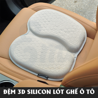 Đệm 3D Silicon lót ghế ngồi ô tô chuyên dụng thoáng khí, giảm ê mông thumbnail